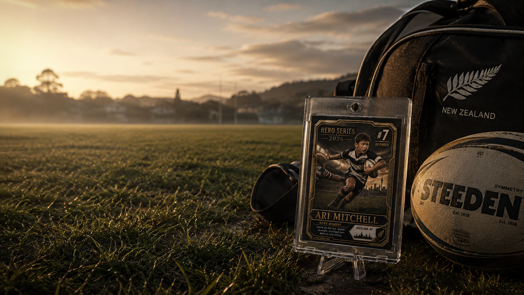 Personalised Rugby Cards NZ