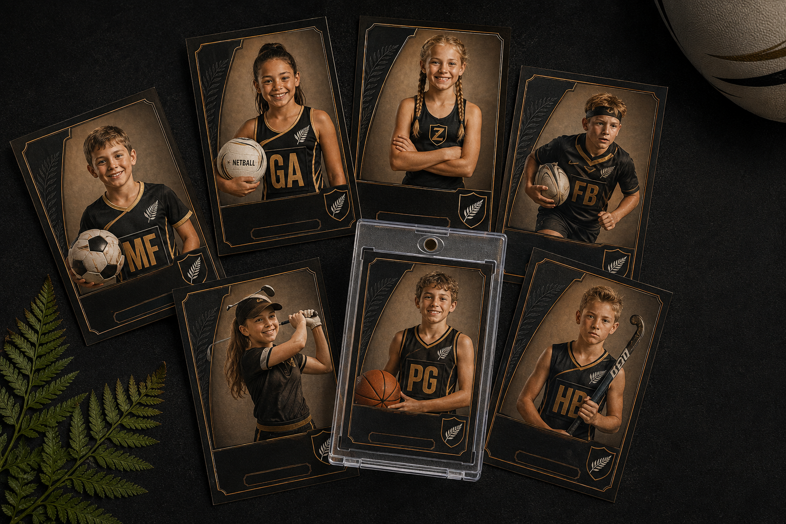Personalised Netball Cards NZ
