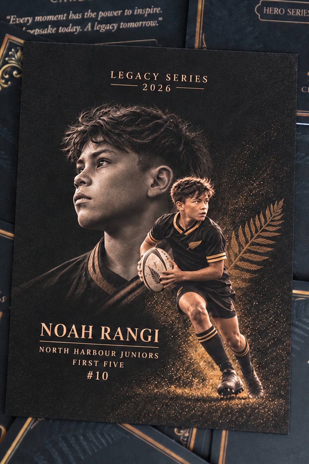 Card Only: Legacy style rugby card