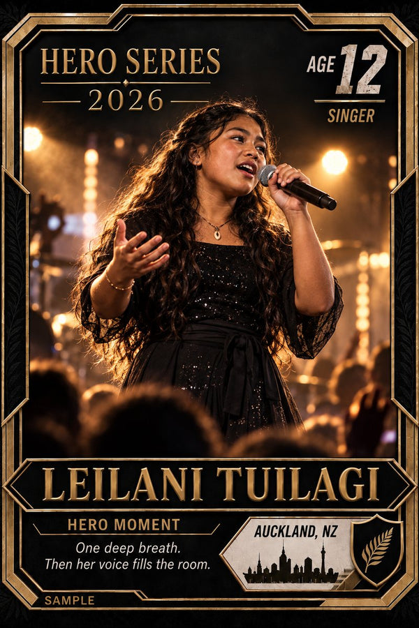 Singer keepsake card example
